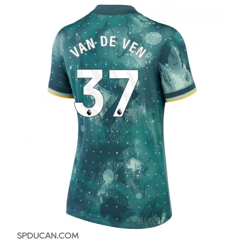 Zenski Nogometni Dres Tottenham Hotspur Micky van de Ven #37 Rezervni 2024-25 Kratak Rukav